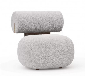 Осло ЛД 600.770.000 Кресло (Дуб Кастелло/Серый, ткань Barni silver) в Тюмени - mebel-tymen.ru | фото