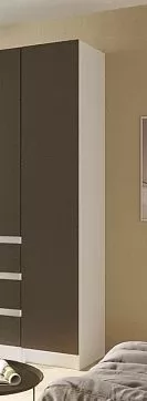 Пенал 400 Парус Графит Техномебель в Тюмени - mebel-tymen.ru | фото