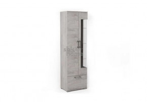 Пенал Д-3л Денвер, риббек серый в Тюмени - mebel-tymen.ru | фото