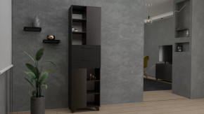 Пенал Копенгаген (Венге/Черный матовый) в Тюмени - mebel-tymen.ru | фото