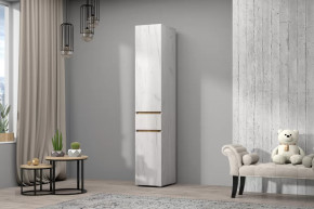 Пенал МС Лиана Дуб Крафт Белый/Дуб Крафт Золотой в Тюмени - mebel-tymen.ru | фото