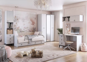 Подростковая Шарлиз, набор №1, белое сияние/белый снег софт в Тюмени - mebel-tymen.ru | фото