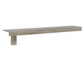 Полка 1 "Ольга 19" Дуб крафт серый/Дуб крафт белый в Тюмени - mebel-tymen.ru | фото