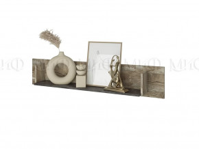 Полка Амели Дуб Юкон, Бетон темный в Тюмени - mebel-tymen.ru | фото