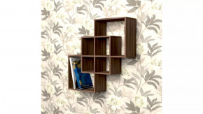 Полка для книг-4 камень темн в Тюмени - mebel-tymen.ru | фото