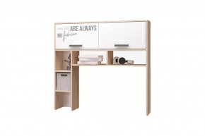 Полка-надставка Джуниор, дуб сонома/белый в Тюмени - mebel-tymen.ru | фото