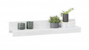 Полка настенная «Фьюжн» Белый, Белый глянец в Тюмени - mebel-tymen.ru | фото