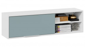 Полка настенная «Марли» Белый, Серо-голубой в Тюмени - mebel-tymen.ru | фото