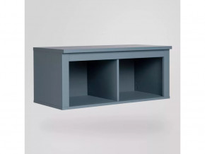 Полка навесная 2 секции Сага темно-бирюзовая в Тюмени - mebel-tymen.ru | фото