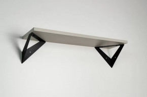 Полка навесная Рич кашемир/черный в Тюмени - mebel-tymen.ru | фото