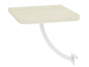 Полка прикроватная квадратная Милсон белая в Тюмени - mebel-tymen.ru | фото