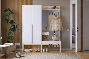 Прихожая Баско К1 белое дерево в Тюмени - mebel-tymen.ru | фото