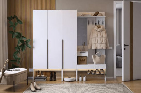 Прихожая Баско К11 белое дерево в Тюмени - mebel-tymen.ru | фото