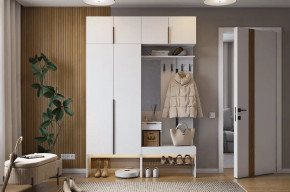 Прихожая Баско К5 белое дерево в Тюмени - mebel-tymen.ru | фото