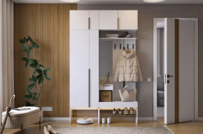 Прихожая Баско К6 белое дерево в Тюмени - mebel-tymen.ru | фото