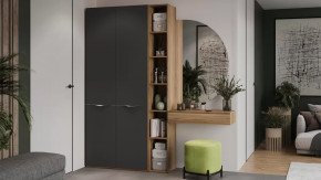 Прихожая «Глосс» №1 Яблоня Беллуно, Стекло Графит матовый в Тюмени - mebel-tymen.ru | фото