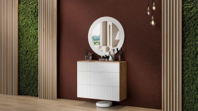 Прихожая «Хилтон» № 10 Дуб Крафт золотой, Белый матовый в Тюмени - mebel-tymen.ru | фото