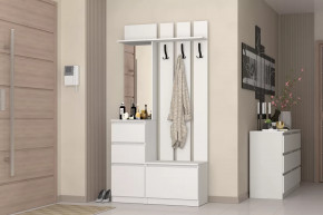 Прихожая Хилтон Белый в Тюмени - mebel-tymen.ru | фото