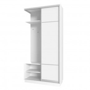 Прихожая-купе 03L.8 Белый FIX НК-мебель в Тюмени - mebel-tymen.ru | фото
