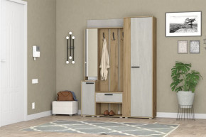 Прихожая Прайм-2 Бетонный Камень и Дуб Крафт Золотой в Тюмени - mebel-tymen.ru | фото