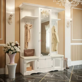 Прихожая "Саша 17" Белый/Анкор светлый в Тюмени - mebel-tymen.ru | фото