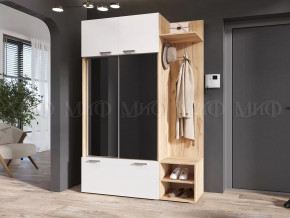 Прихожая Стелла Белый глянец холодный/Дуб Крафт в Тюмени - mebel-tymen.ru | фото