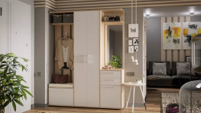 Прихожая «Витра» №3 Дуб сонома/Белый ясень в Тюмени - mebel-tymen.ru | фото