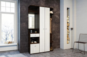 Прихожая "Виза" Ясень шимо темный/Ясень шимо светлый в Тюмени - mebel-tymen.ru | фото