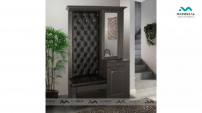 Прихожая  «Визит 2» К-1/1300 (Лев/прав) Дуб фактура белый матов/Рамух+Terra 100 ,Левый, в Тюмени - mebel-tymen.ru | фото