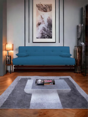 Прямой диван манго 1 Савана Деним/Планки орех в Тюмени - mebel-tymen.ru | фото