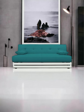 Прямой диван манго 1 Савана Лагун/Планки белые в Тюмени - mebel-tymen.ru | фото