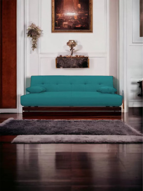 Прямой диван манго 1 Савана Лагун/Планки орех в Тюмени - mebel-tymen.ru | фото