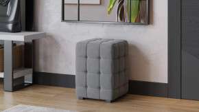 Пуф «Аристо» Велюр Серый в Тюмени - mebel-tymen.ru | фото