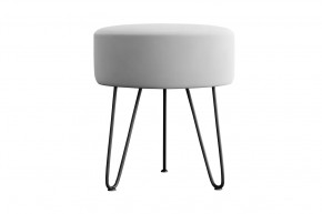 Пуф Берг Велюр Ультра Смог в Тюмени - mebel-tymen.ru | фото