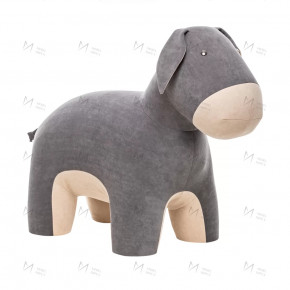 Пуф Leset Burro Ткань Велюр основная Omega 4/компаньон omega 2 в Тюмени - mebel-tymen.ru | фото