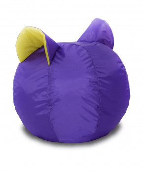 Пуф-мешок "Кот" малое, цвет фиолетово-желтый в Тюмени - mebel-tymen.ru | фото