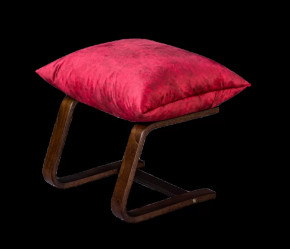 Пуф Релакс Орех/ткань Невада Вайн в Тюмени - mebel-tymen.ru | фото