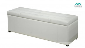 Пуфик «Дуэт» 1200 мм Кожа Terra 100 в Тюмени - mebel-tymen.ru | фото