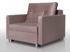 Кресло-кровать Реал 80 с подлокотниками коричневый в Тюмени - mebel-tymen.ru | фото