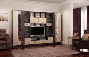 САБИНА ГОСТИНАЯ НАБОР №ВД-2 (СМ2000, СШ700(2шт)), ЛДСП венге/дуб белфорт в Тюмени - mebel-tymen.ru | фото