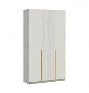 СЕЛЕНА Шкаф ШК-001 (3-ств.) (МДФ Комплект) Шиншилла серая/матовая Кварц Грей Софт в Тюмени - mebel-tymen.ru | фото