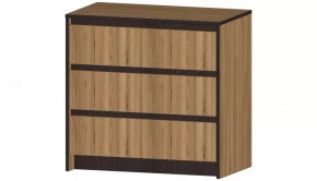 Серия Бостон Комод 3 ящика дуб вотан в Тюмени - mebel-tymen.ru | фото