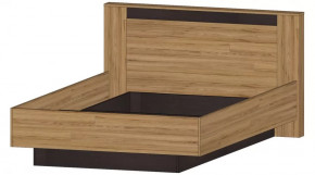 Серия Бостон Кровать 1400 дуб вотан/венге в Тюмени - mebel-tymen.ru | фото