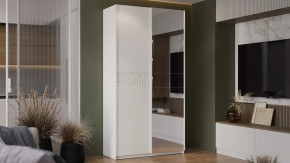 Серия шкафов-купе «Оскар Скания» Ручка белая, Белый снег, Белый матовый в Тюмени - mebel-tymen.ru | фото