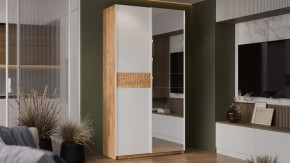 Серия шкафов-купе «Оскар Скания» Ручка белая, Дуб Крафт золотой, Белый снег, Дуб тортугга в Тюмени - mebel-tymen.ru | фото