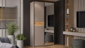 Серия шкафов-купе «Оскар Скания» Ручка черная, Кашемир, Дуб тортугга в Тюмени - mebel-tymen.ru | фото