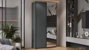 Серия шкафов-купе «Оскар Скания» Ручка черная, Серый графит, Графит матовый в Тюмени - mebel-tymen.ru | фото