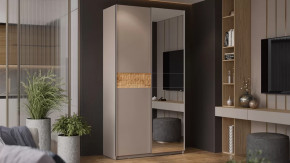 Серия шкафов-купе «Оскар Скания» Ручка серебро, Кашемир, Дуб тортугга в Тюмени - mebel-tymen.ru | фото