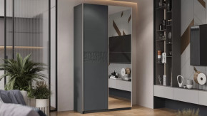 Серия шкафов-купе «Оскар Скания» Ручка серебро, Серый графит, Графит матовый в Тюмени - mebel-tymen.ru | фото