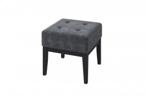 ШАРЛИЗ-спальня Банкетка (ш412*г412*в406мм), Бренди лайт 26 (серый)/массив в Тюмени - mebel-tymen.ru | фото